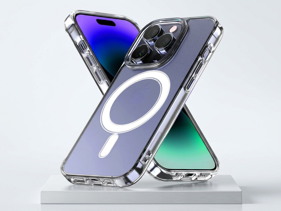 Ochranný kryt na iPhone 13 Pro - Mercury, JelHard MagSafe Transparent