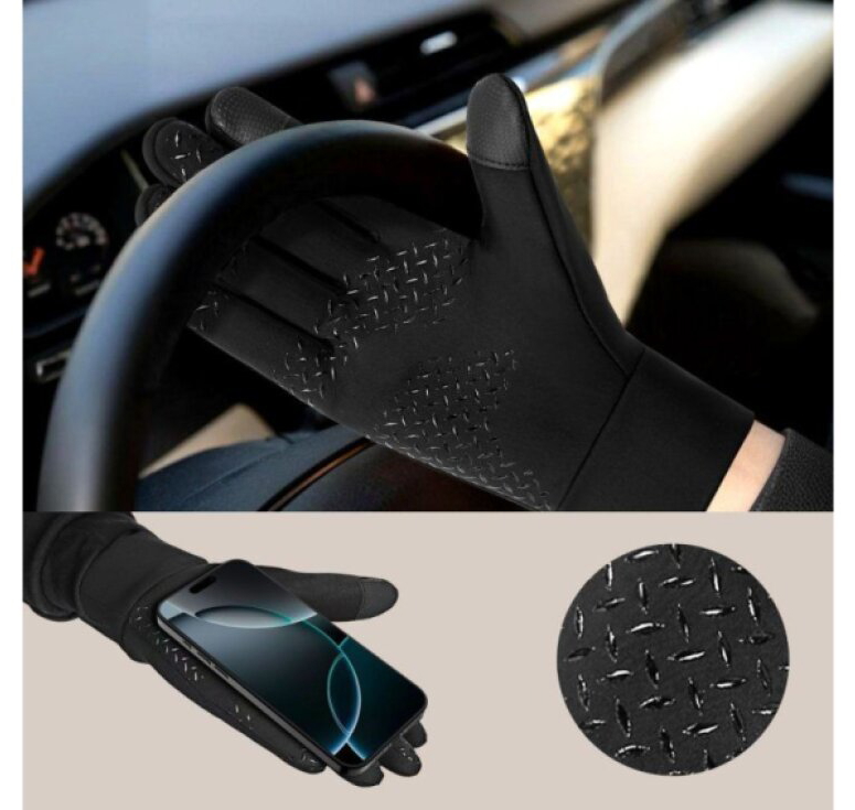Rukavice pro ovládání dotykových zařízení - Tech-Protect, WG01 Winter Touchscreen Gloves L
