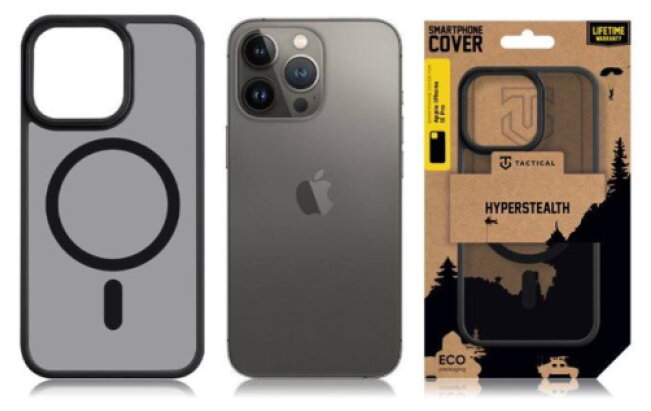 Ochranný kryt pro iPhone 13 Pro - Tactical, MagForce Hyperstealth Asphalt