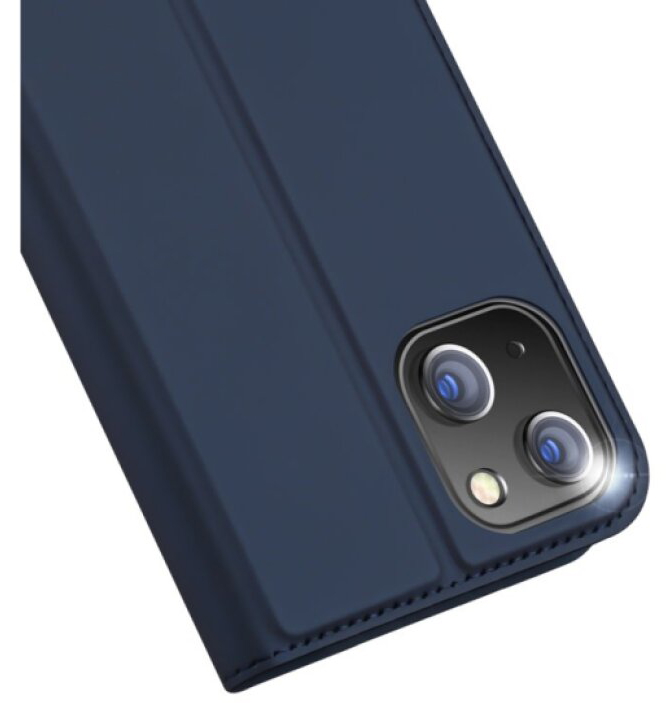 Knížkové pouzdro na iPhone 15 PLUS - DuxDucis, SkinPro Blue