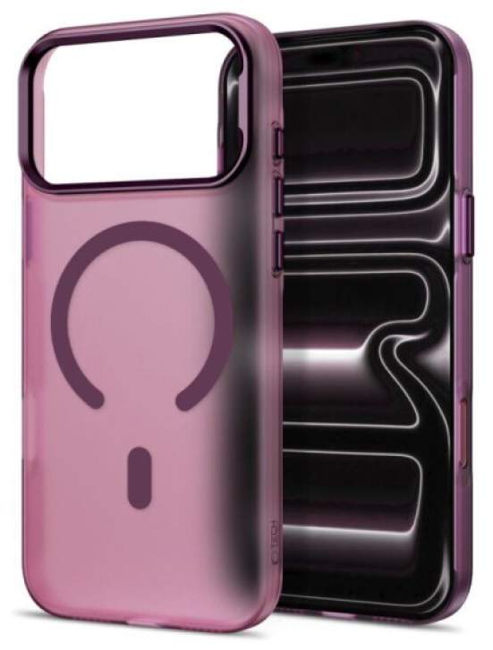 Ochranný kryt na iPhone 17 Pro / 18 Pro - Tech-Protect, MagZero MagSafe Dark Cherry