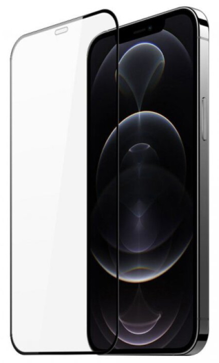 Ochranné tvrzené sklo pro iPhone 12 / 12 Pro - DuxDucis, Full Glass Black