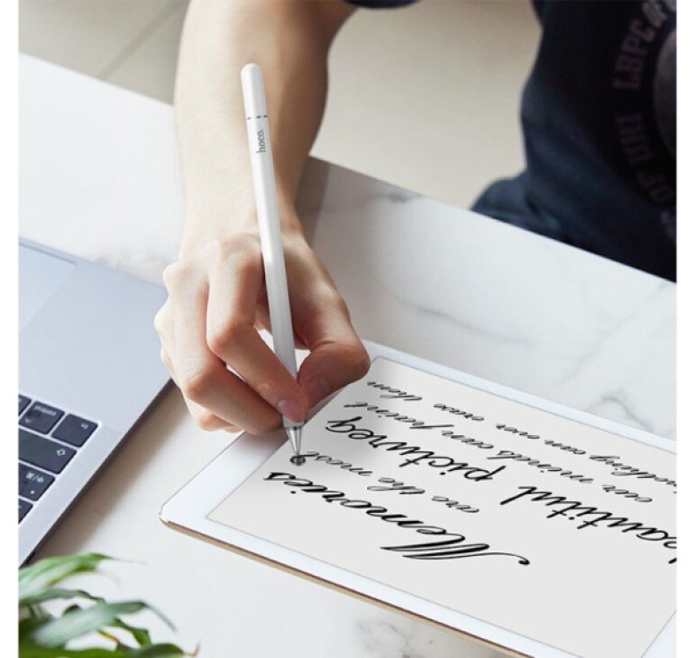 Dotykové pero / stylus - Hoco, GM103 Fluent White
