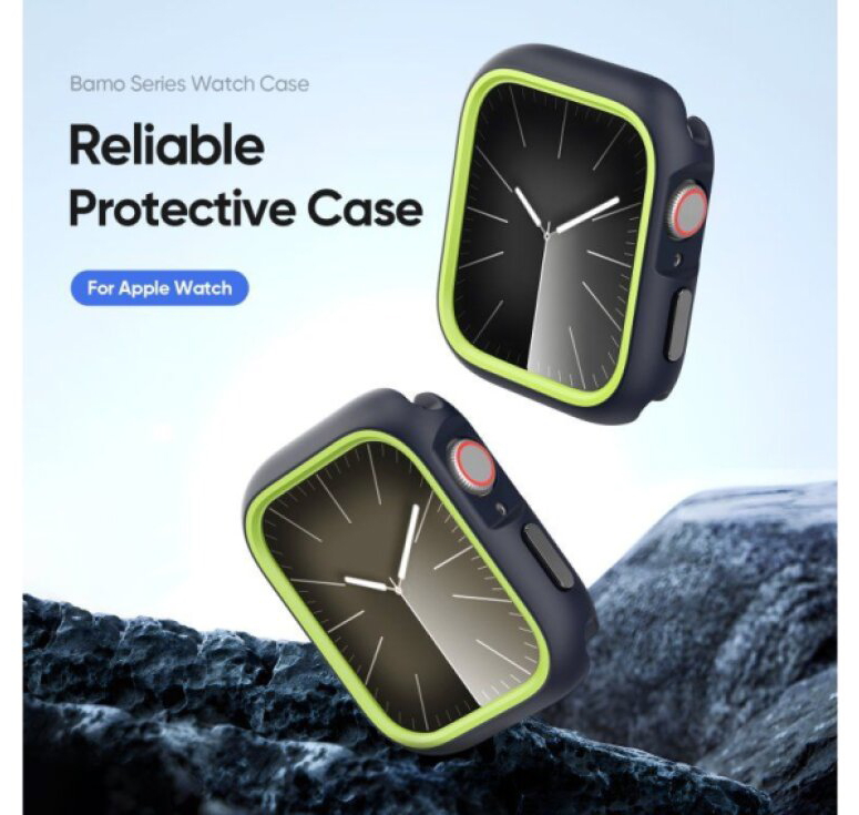 Ochranný kryt na Apple Watch 45mm - DuxDucis, Bamo Midnight/Green