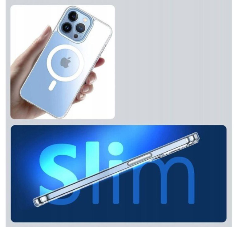 Ochranný kryt pro iPhone 14 Pro - Tech-Protect, FlexAir Hybrid MagSafe Clear