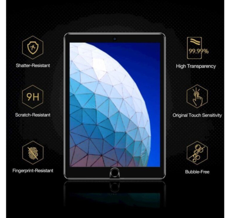 Ochranné tvrzené sklo pro iPad 10.2 (2019/2020/2021) / iPad Air 3 - ESR, TEMPERED GLASS (s aplikátorem)