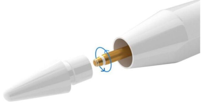 Dotykové pero / stylus - Tech-Protect, Magnetic Pen for iPad White