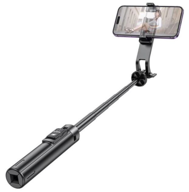 Tripod / bluetooth selfie tyč - Hoco, K21 Black