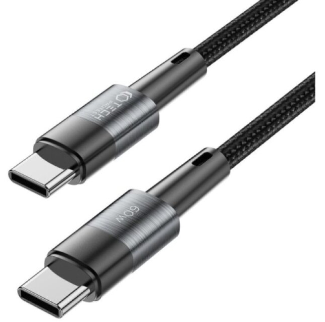Kabel USB-C to USB-C - Tech-Protect, Ultraboost PD60W/3A Black 100cm