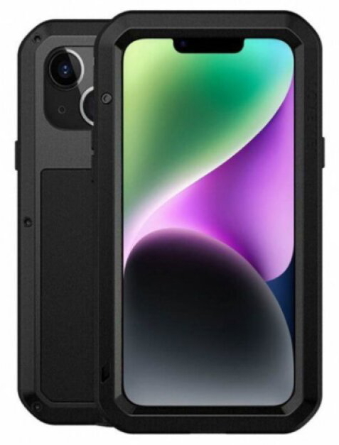 Ochranný kryt pro iPhone 14 PLUS - LOVE MEI, Powerful Black
