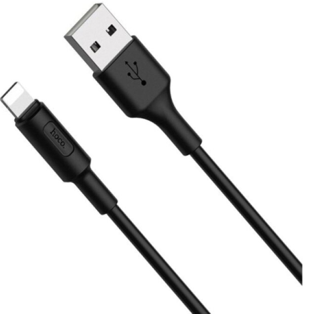 Kabel USB-A/Lightning pro iPhone a iPad - Hoco, X25 Soarer Black