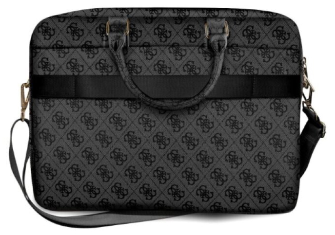 Taška na notebook 15-16" - Guess, 4G MetalLogo Gray