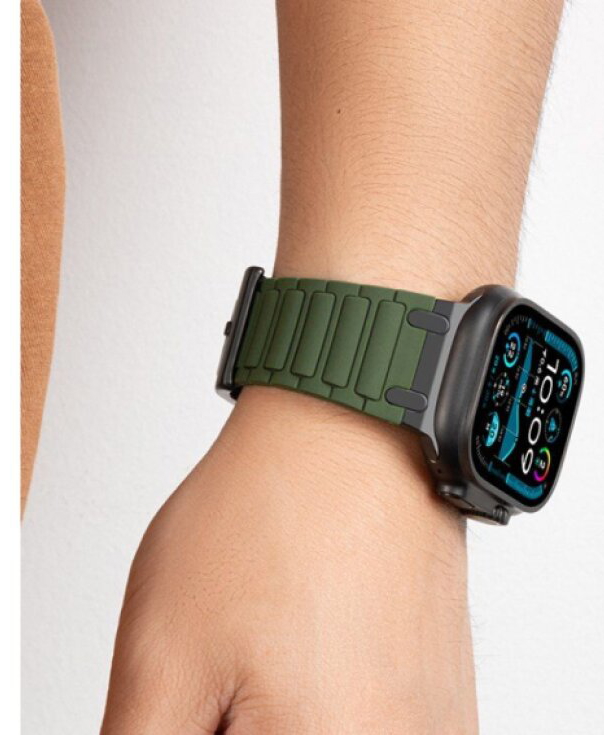 Řemínek pro Apple Watch 38mm / 40mm / 41mm / 42mm - Hoco, WA35 Emir Army Green