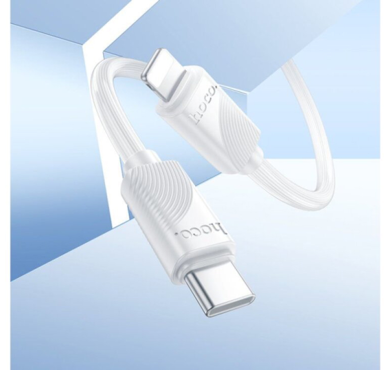 Rychlý kabel USB-C/Lightning - Hoco, X114 Energy PD White