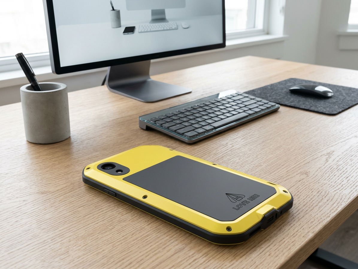 Ochranný kryt pro iPhone XR - LOVE MEI, POWERFUL YELLOW