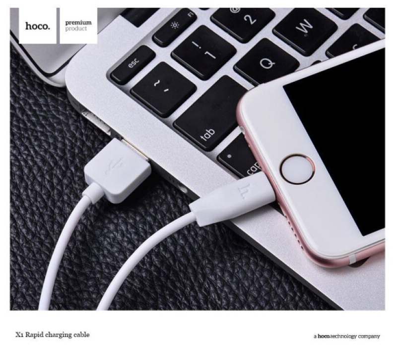 Kabel USB-A/Lightning pro iPhone a iPad - Hoco, X1 White 100cm