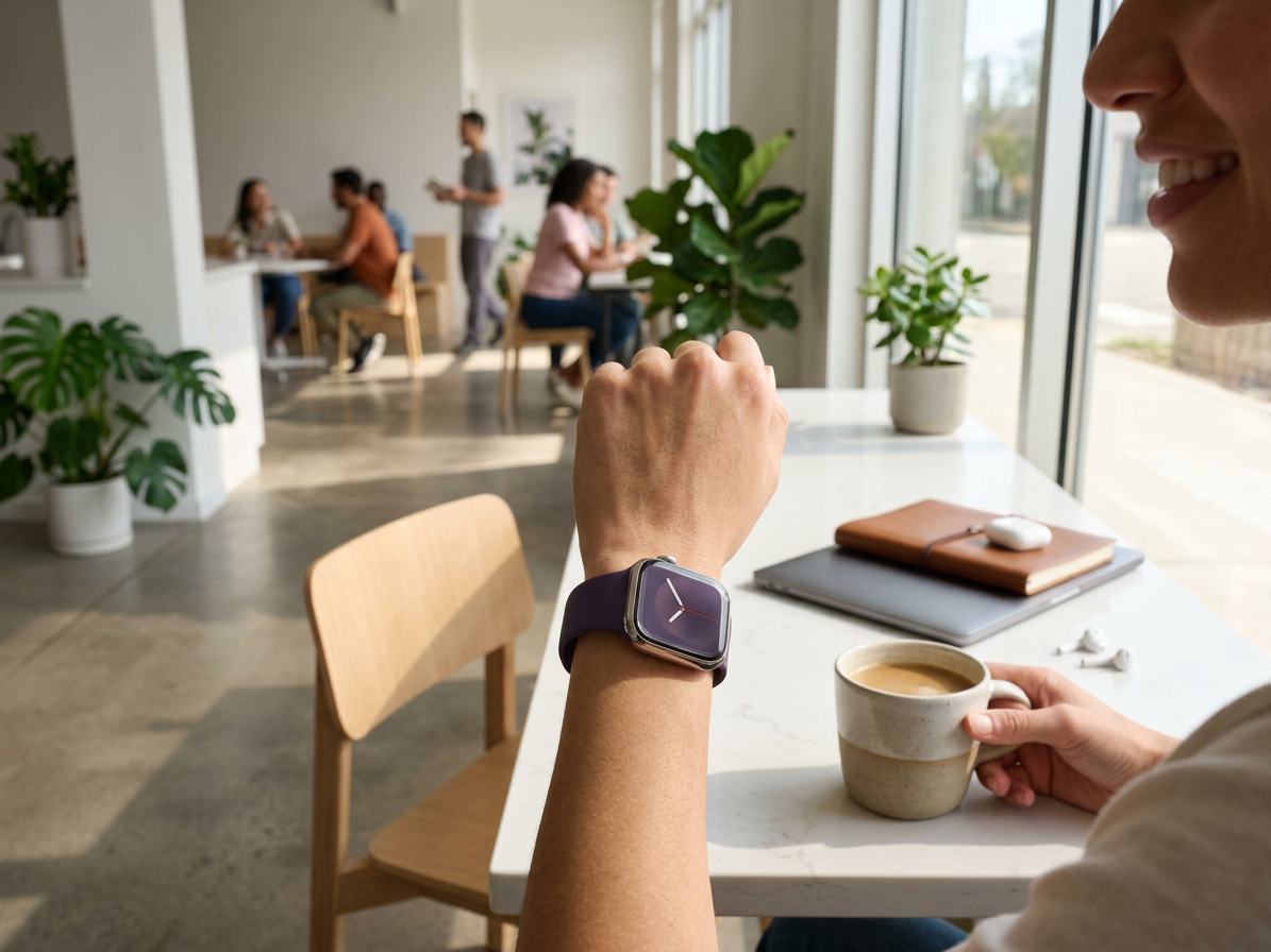 Řemínek pro Apple Watch 38mm / 40mm / 41mm / 42mm - Hoco, WA15 Flexible Crimson Cherry