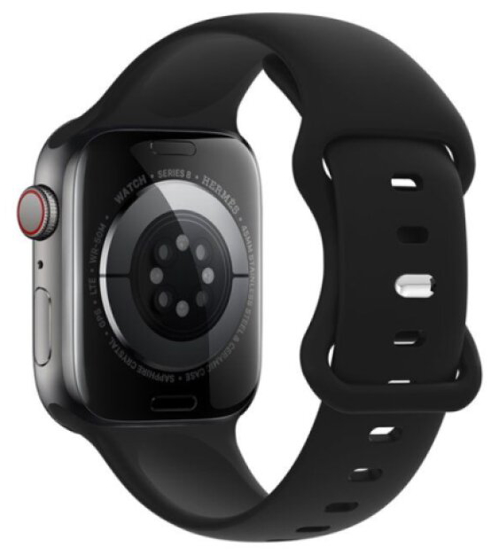 Řemínek pro Apple Watch 38mm / 40mm / 41mm / 42mm - Hoco, WA15 Flexible Black