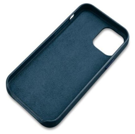 Kožený kryt na iPhone 12 / 12 Pro - iCarer, Original Blue