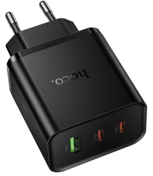 Rychlá nabíječka do sítě - Hoco, N75 Grande GaN 65W Black
