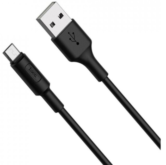Kabel MICRO-USB - Hoco, X25 Soarer Black