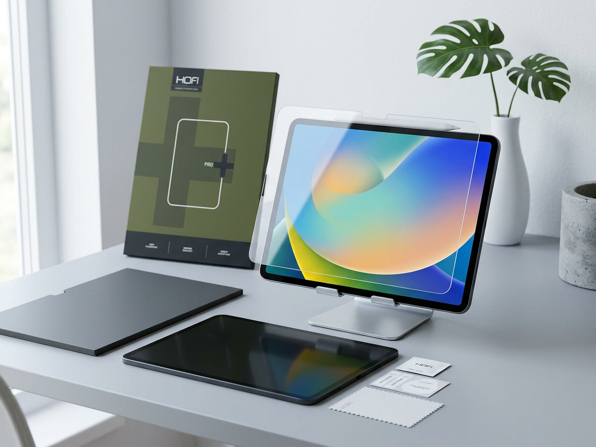 Hybridní ochranné sklo na iPad 11 (2025) / iPad 10.9 (2022) - Hofi, Glass Pro+