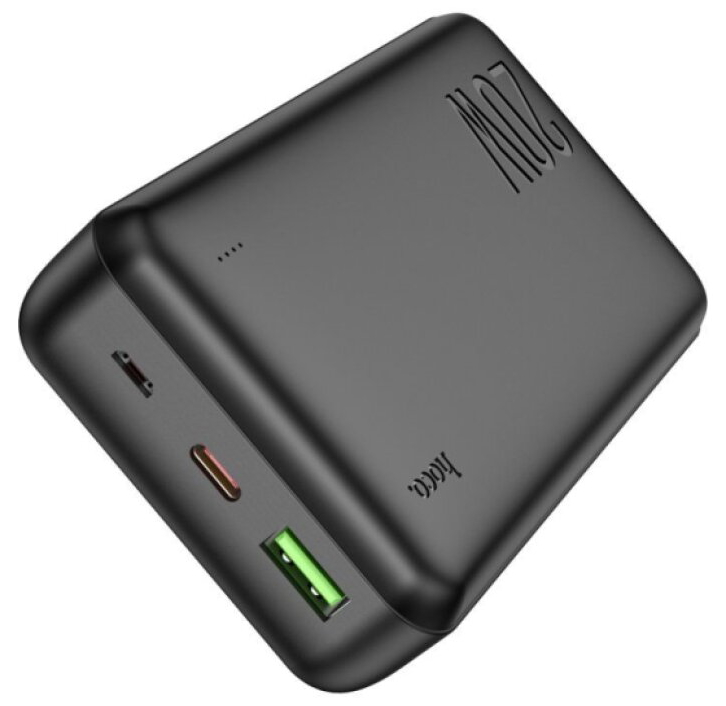 Externí baterie / powerbanka - HOCO, J87A Tacker PD20W+QC3.0 20000mAh Black