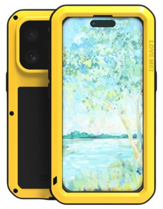 Ochranný kryt na iPhone 16 Pro - LOVE MEI, Powerful Yellow