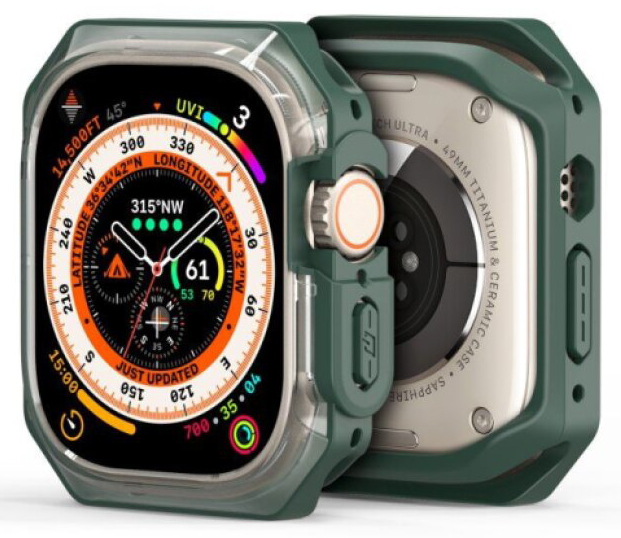 Ochranný kryt na Apple Watch 49mm - DuxDucis, Tamo Green