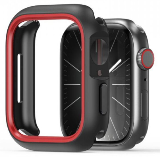 Ochranný kryt na Apple Watch 41mm - DuxDucis, Bamo Black/Red