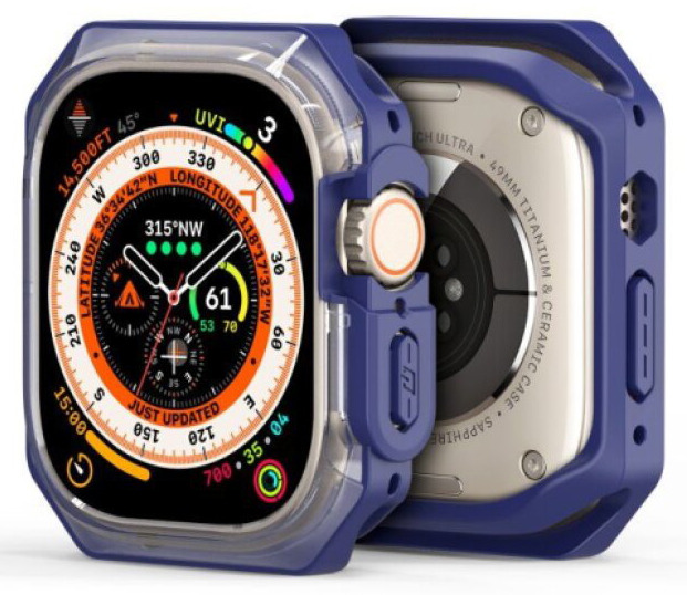 Ochranný kryt na Apple Watch 49mm - DuxDucis, Tamo Blue