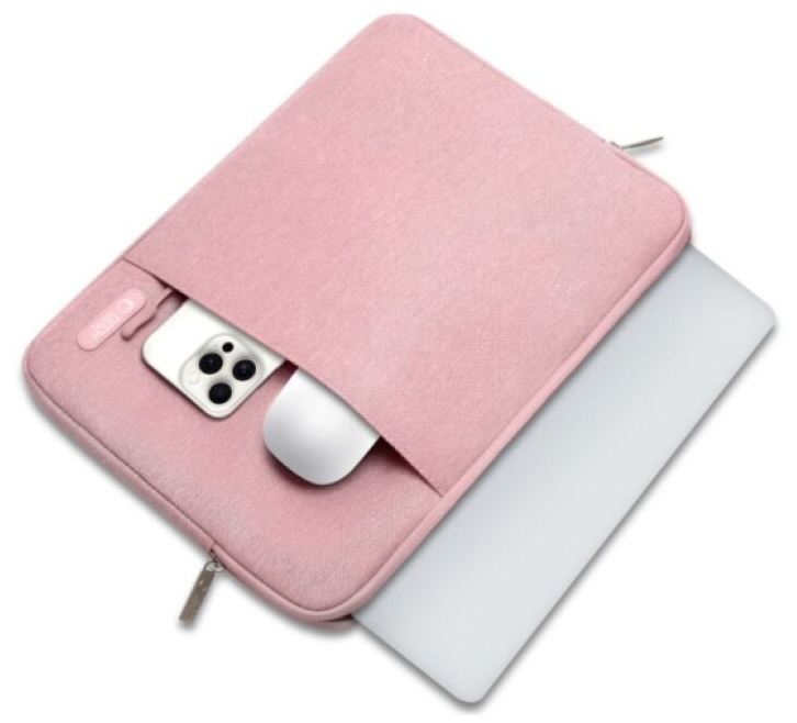 Pouzdro na notebook - Tech-Protect, 13-14 Sleevy Dusty Rose
