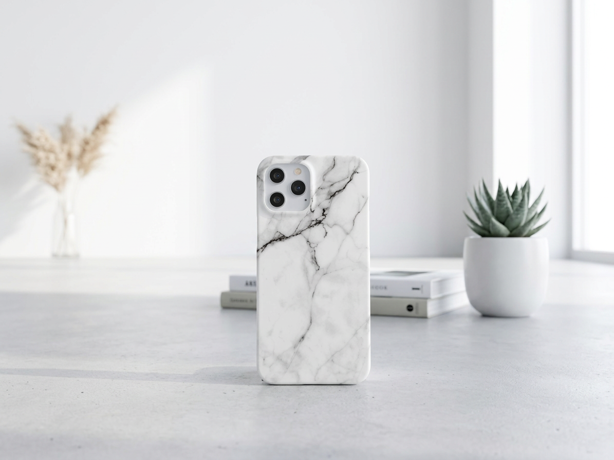 Ochranný kryt na iPhone 15 Pro MAX - Marble White