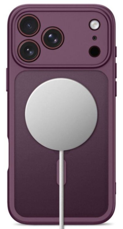 Ochranný kryt na iPhone 17 Pro MAX / 18 Pro MAX - Tech-Protect, Basicmag MagSafe Dark Cherry