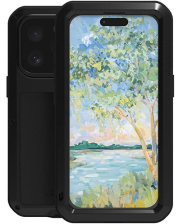 Ochranný kryt na iPhone 16 Pro - LOVE MEI, Powerful Black