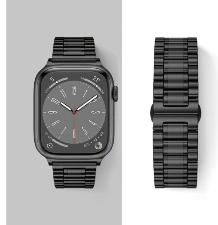 Řemínek na Apple Watch 44mm / 45mm / 46mm / 49mm - Hoco, WA32 Grand Black