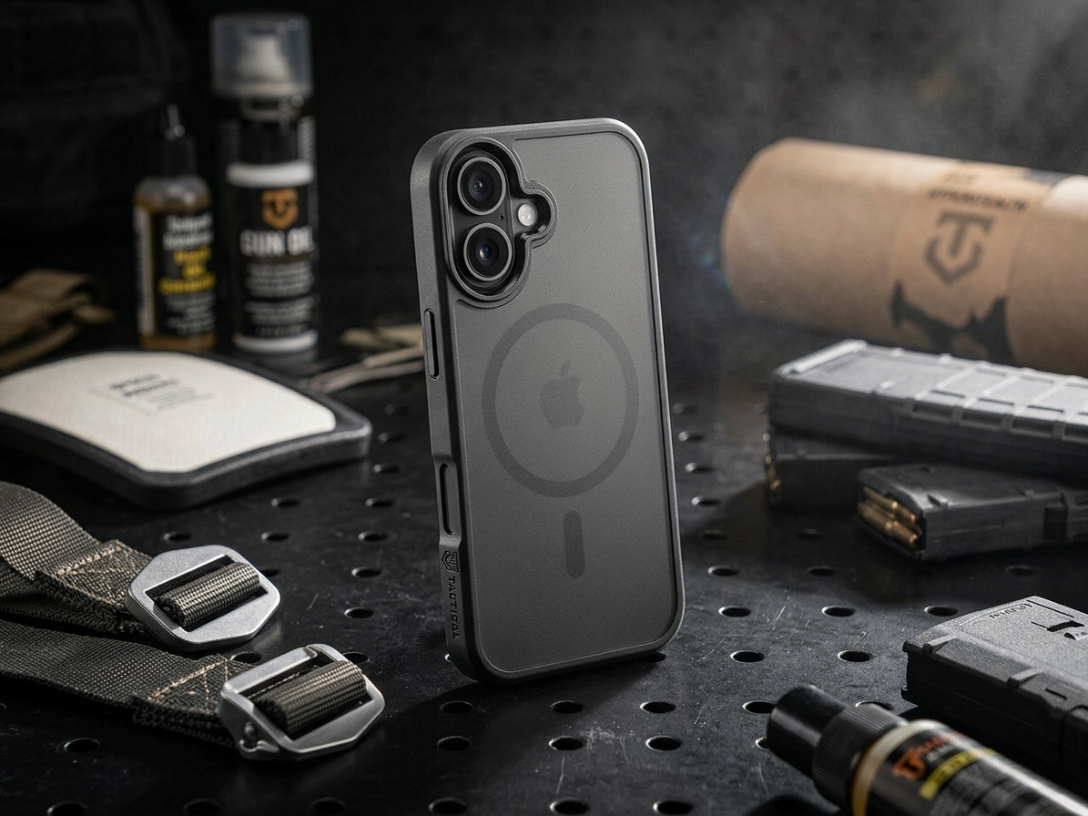 Ochranný kryt na iPhone 17 - Tactical, MagForce Hyperstealth Asphalt