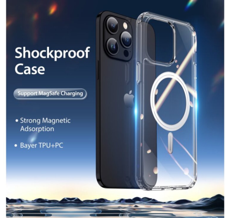 Ochranný kryt na iPhone 15 Pro MAX - DuxDucis, Clin Case with MagSafe