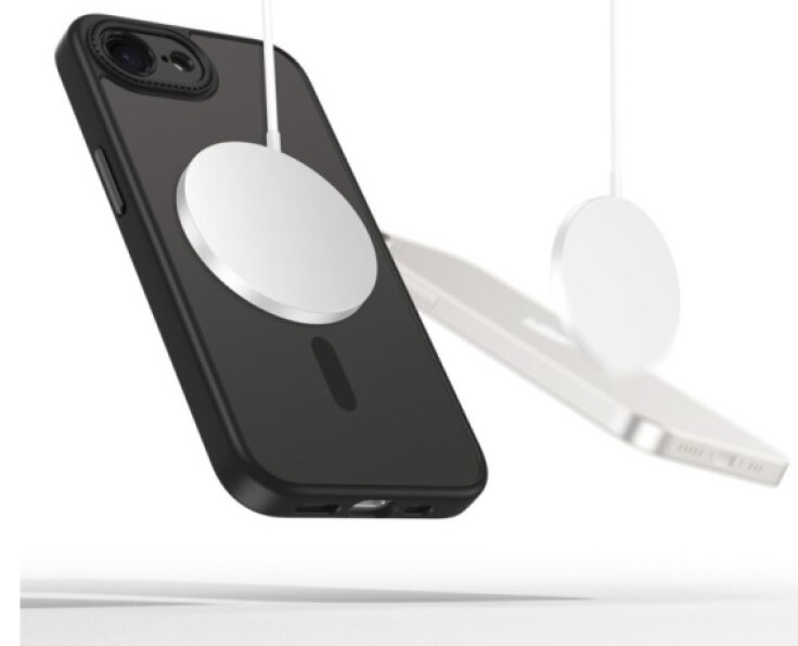 Ochranný kryt na iPhone 17e / 16e - Tech-Protect, Magcam MagSafe Matte Black