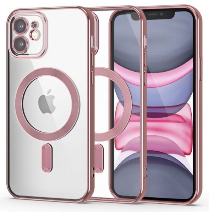 Ochranný kryt na iPhone 11 - Tech-Protect, Magshine MagSafe Rose
