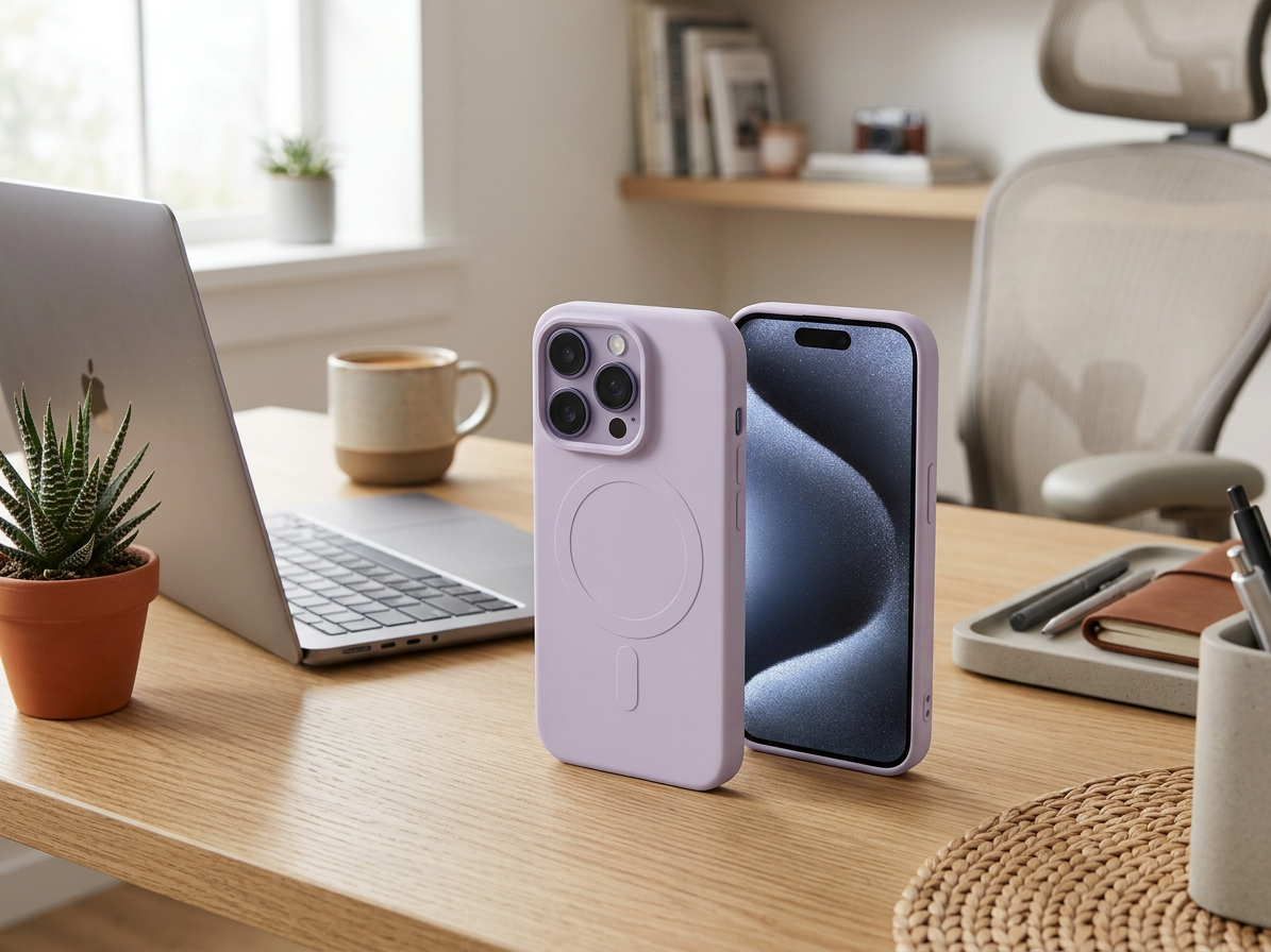 Ochranný kryt na iPhone 13 Pro - Mercury, SemiSilicon MagSafe Purple