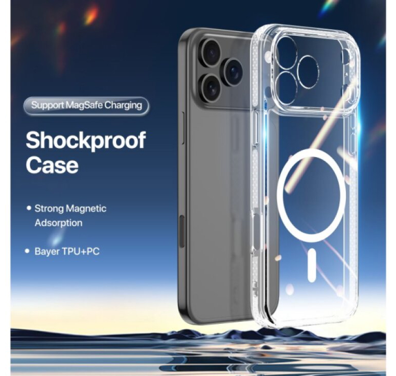 Ochranný kryt na iPhone 17 Pro - DuxDucis, Clin MagSafe Clear