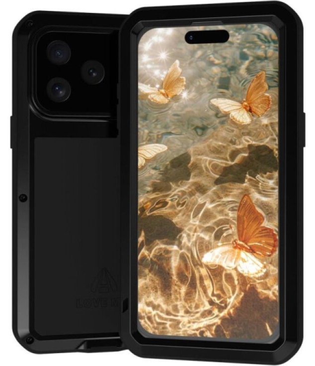 Ochranný kryt na iPhone 17 Pro MAX - LOVE MEI, Powerful Black