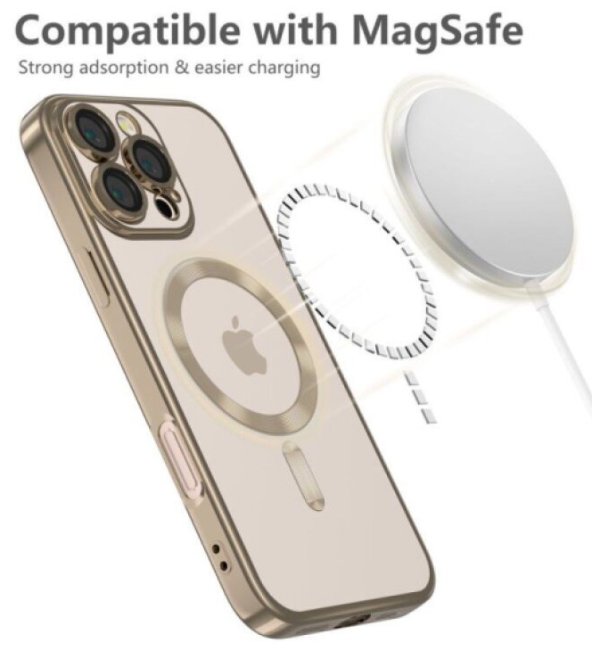 Ochranný kryt na iPhone 16 Pro - Tech-Protect, Magflex MagSafe Shiny Desert