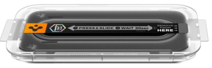 Ochranné tvrzené sklo na iPhone 17 Pro MAX / 16 Pro MAX - Spigen, Glas.tR EZ Fit Privacy (1ks s aplikátorem)