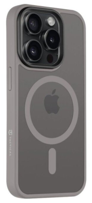 Ochranný kryt pro iPhone 15 Pro - Tactical, MagForce Hyperstealth Light Grey