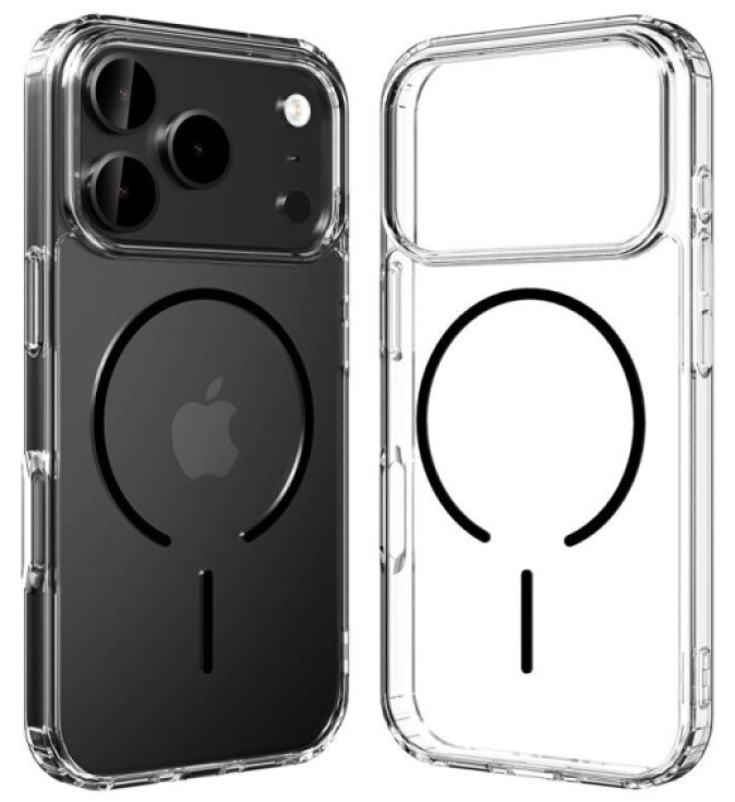 Ochranný kryt na iPhone 17 Pro - Mercury, JelHard MagSafe Black