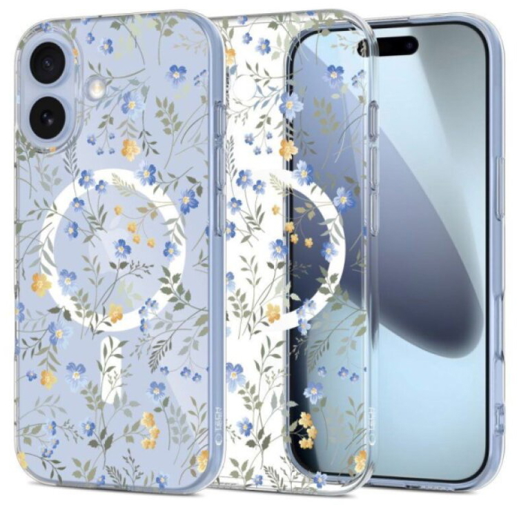 Ochranný kryt na iPhone 17 - Tech-Protect, FlexAir MagSafe Spring Flowers