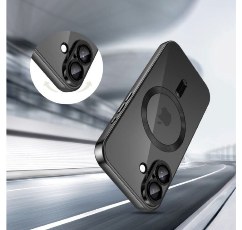 Ochranný kryt na iPhone 17 - Tech-Protect, Magflex MagSafe Shiny Black