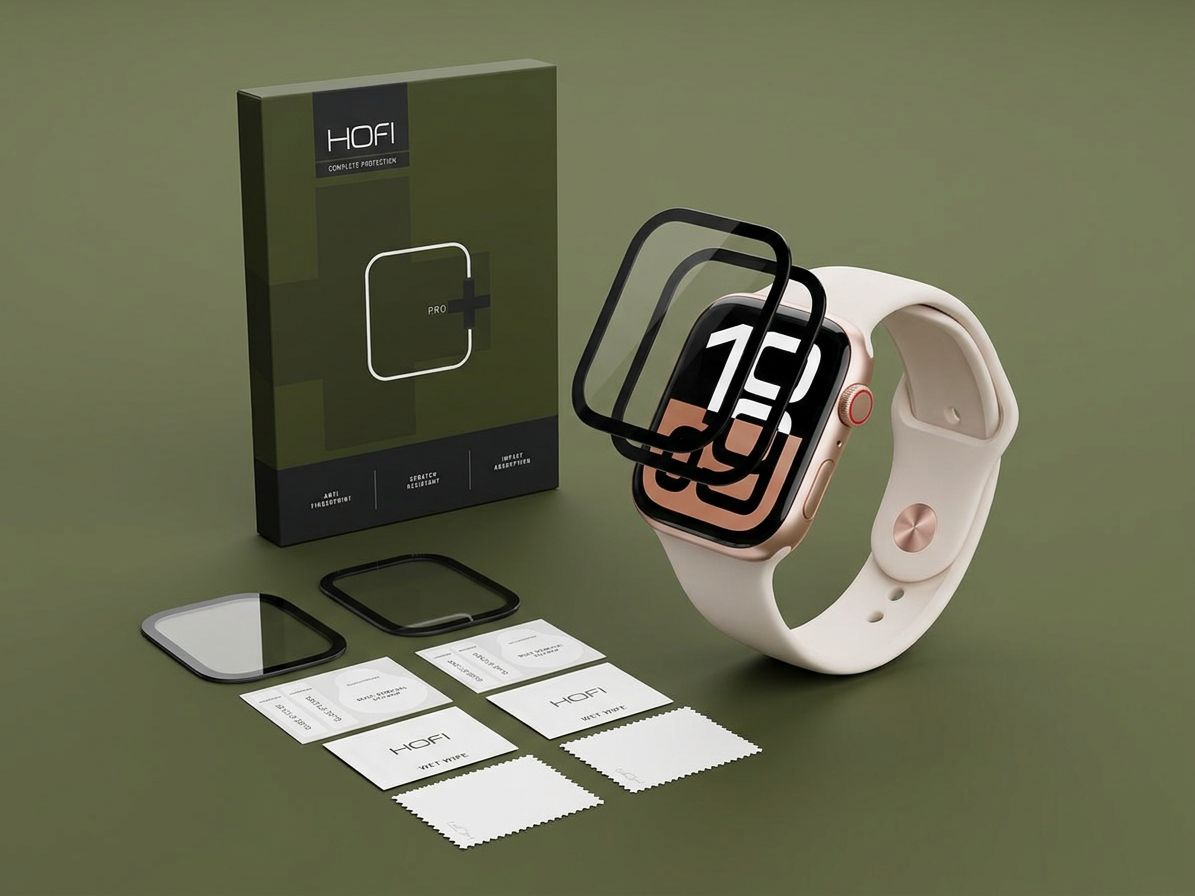 Hybridní ochranné sklo pro Apple Watch 42mm - Hofi, Hybrid Glass (2ks)